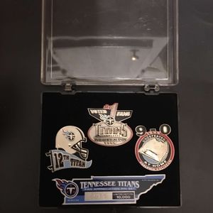 TN Titans appreciation pin set limited edition